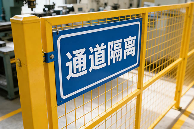车间隔离网效果图 车间隔离网效果图