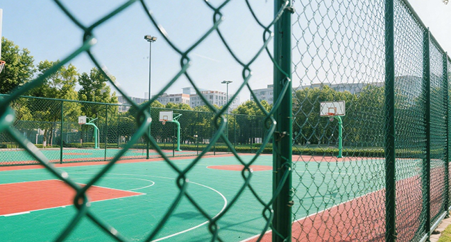 甄特护栏｜中学运动场球场围网升级改造工程案例